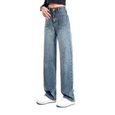 Vintage Damen Straight Jeans